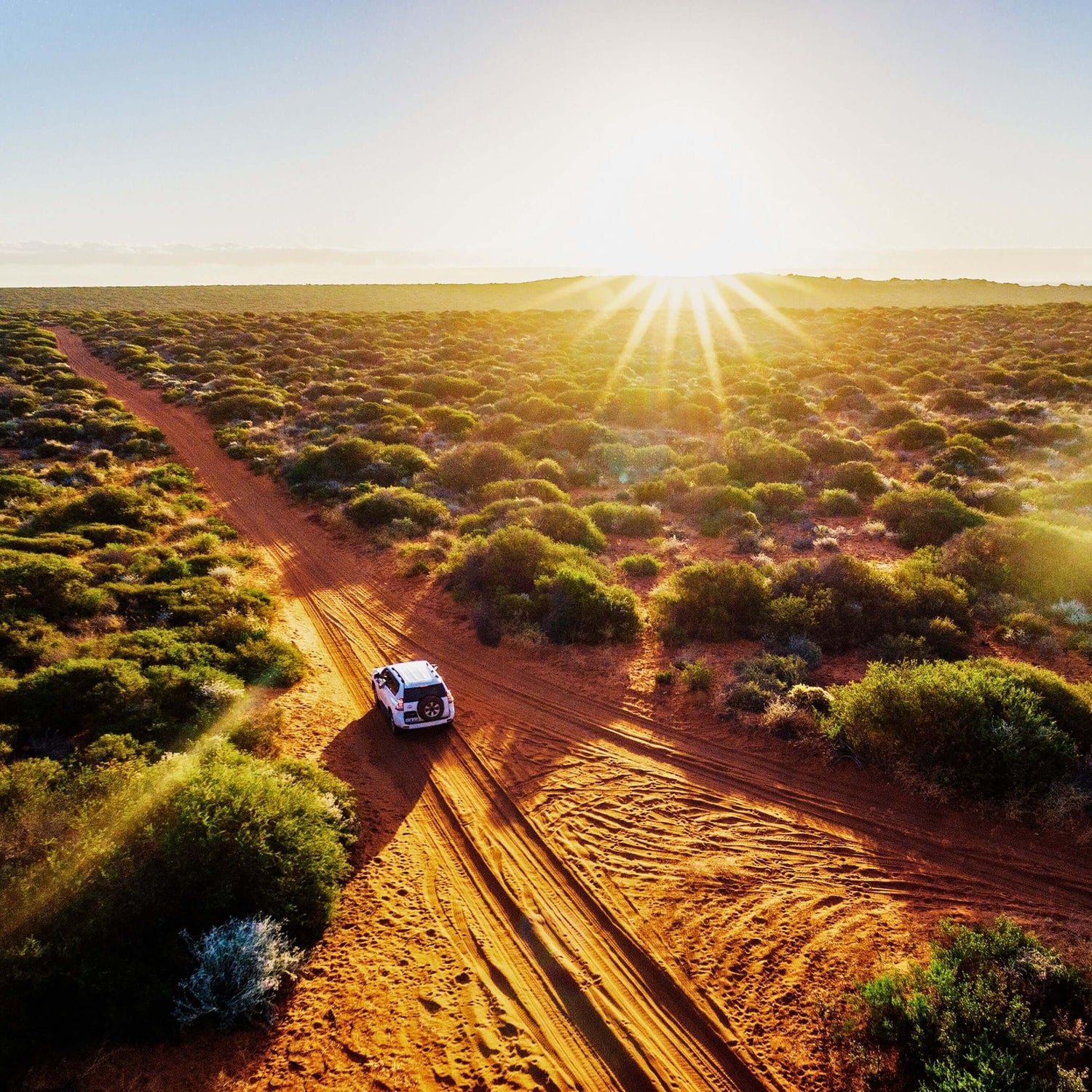 Overlanding Across A Desert