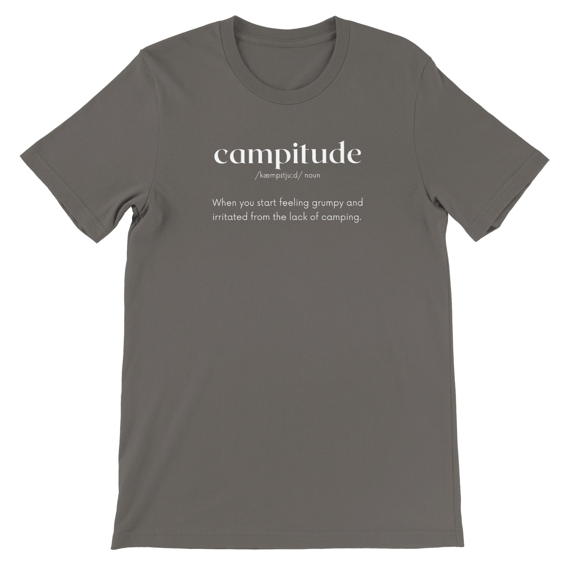 overland clothing tshirt campitude mockup gray