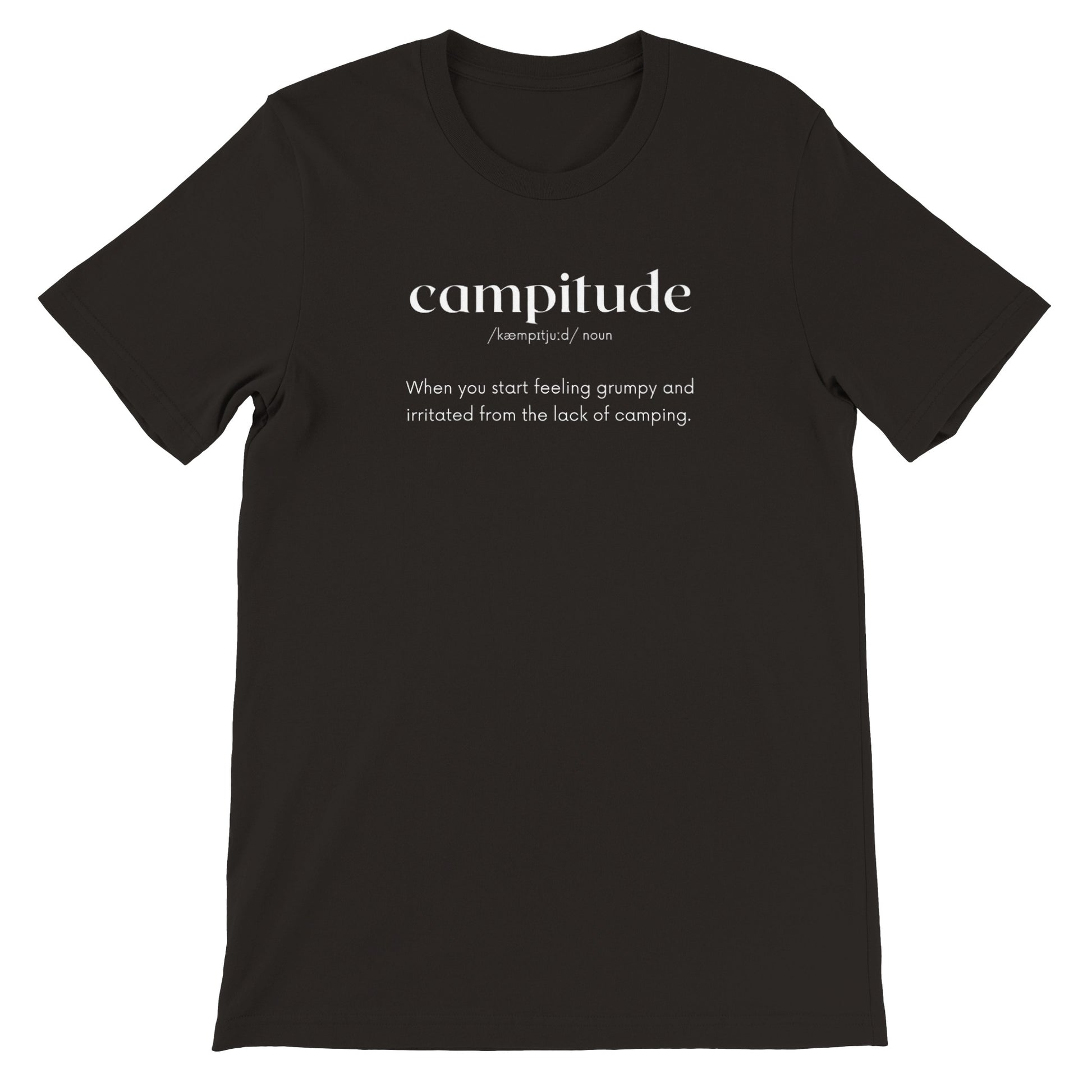 overland clothing tshirt campitude mockup black