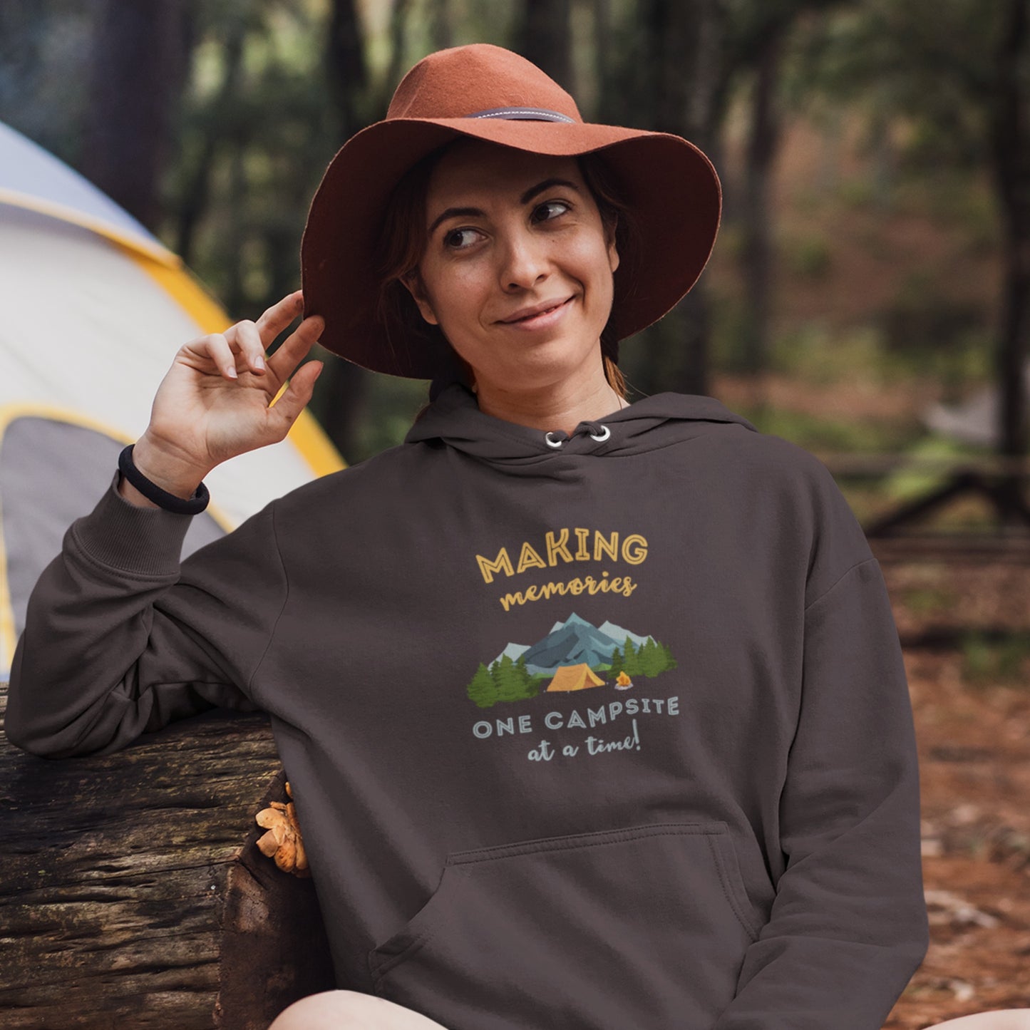 MAKING MEMORIES ONE CAMPSITE AT A TIME HOODIE