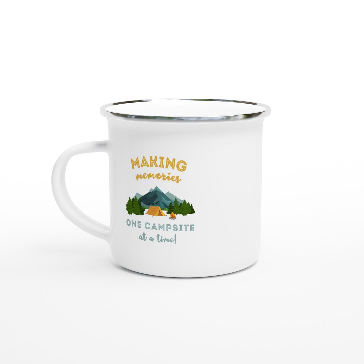 best camping mug making memories one campsite at a time enamel mug