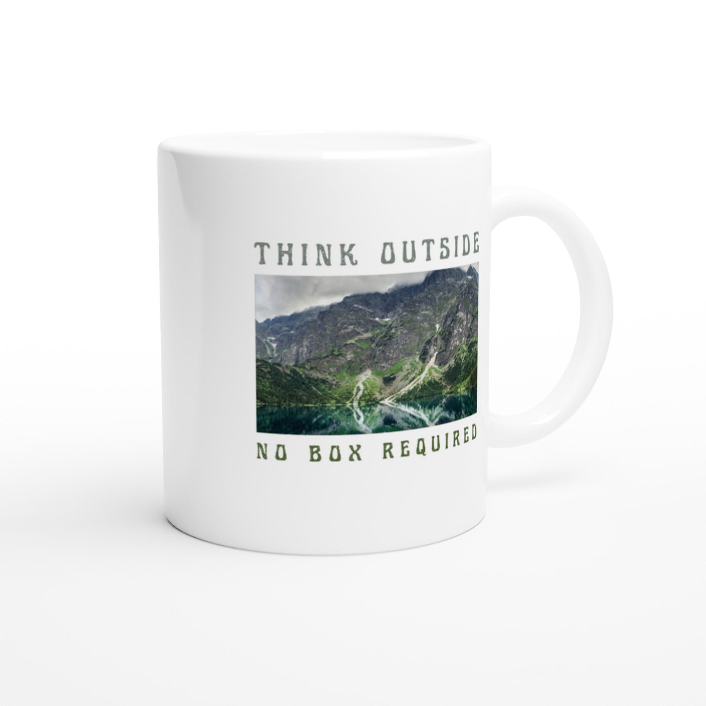 THINK OUTSIDE - NO BOX REQUIRED MUG