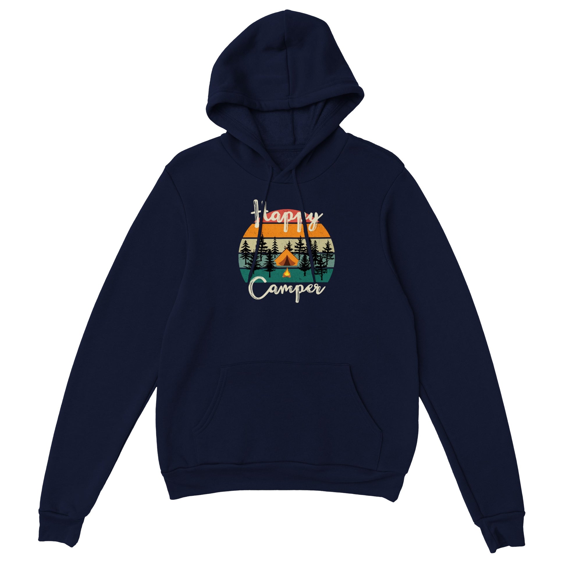 overland clothing hoodie happy camper navy