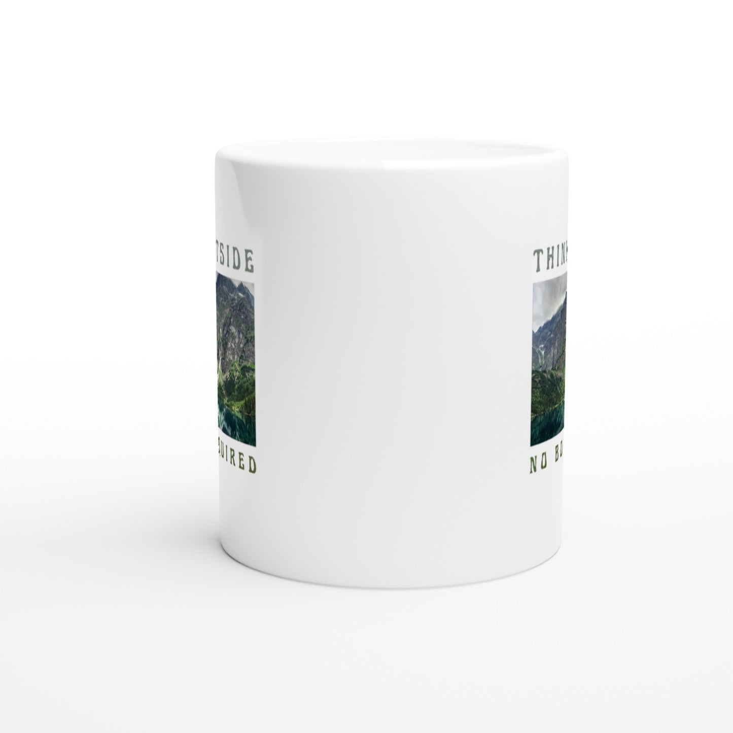 THINK OUTSIDE - NO BOX REQUIRED MUG