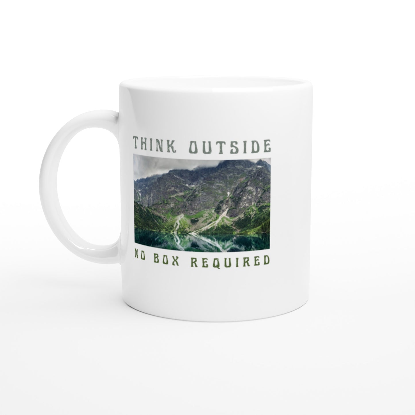 THINK OUTSIDE - NO BOX REQUIRED MUG